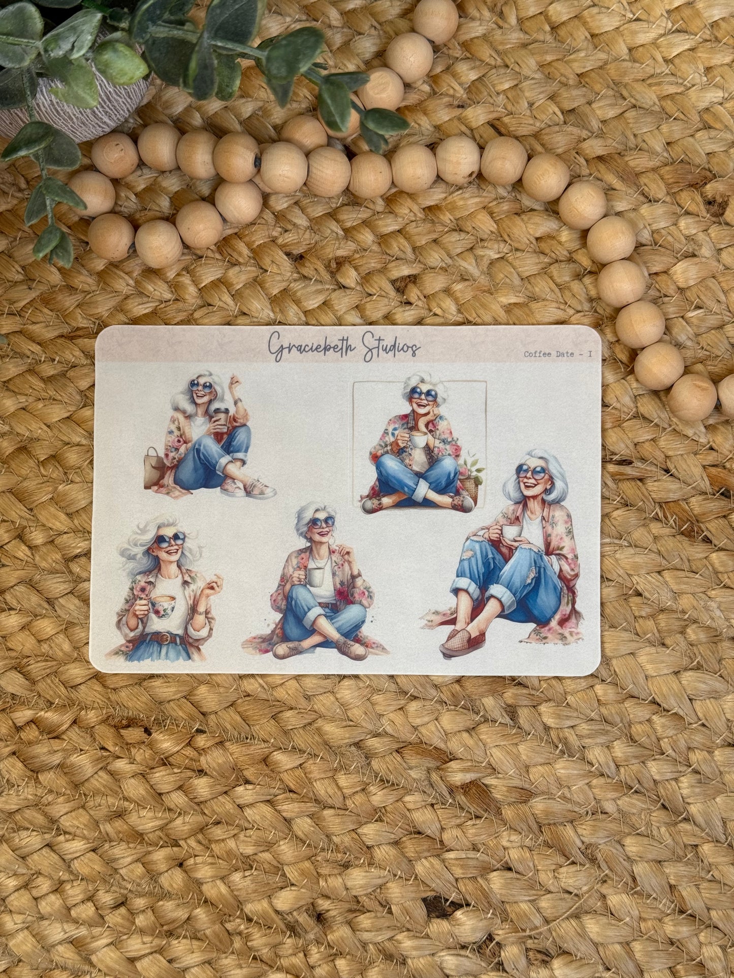 Coffee Date Deco Stickers