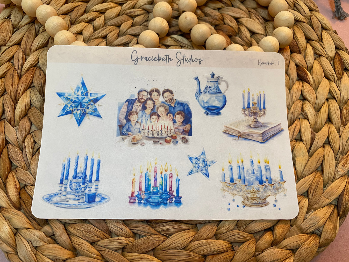 Hanukkah Deco Stickers