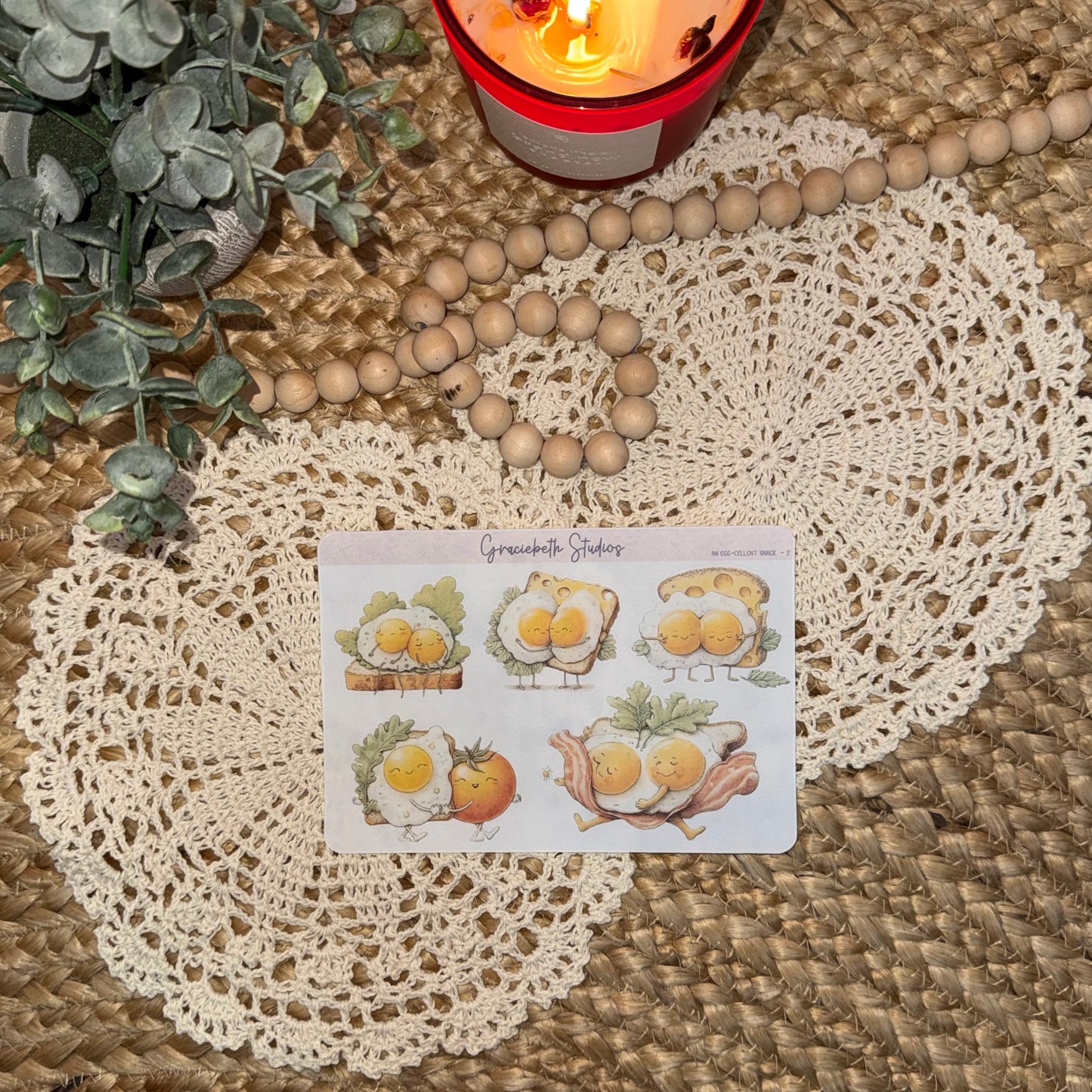An Egg-cellent Snack - Deco Stickers