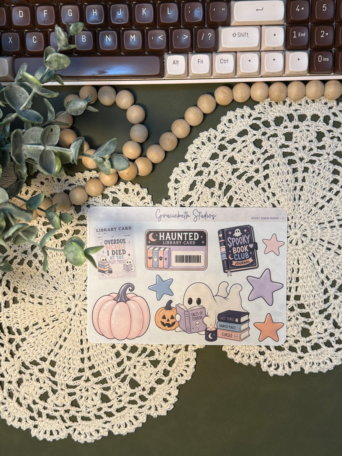 Spooky Season Reading - Deco Stickers
