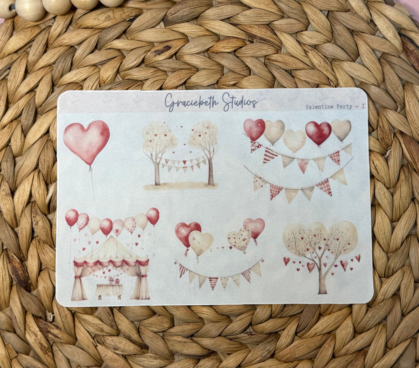 Valentine Party Deco Stickers