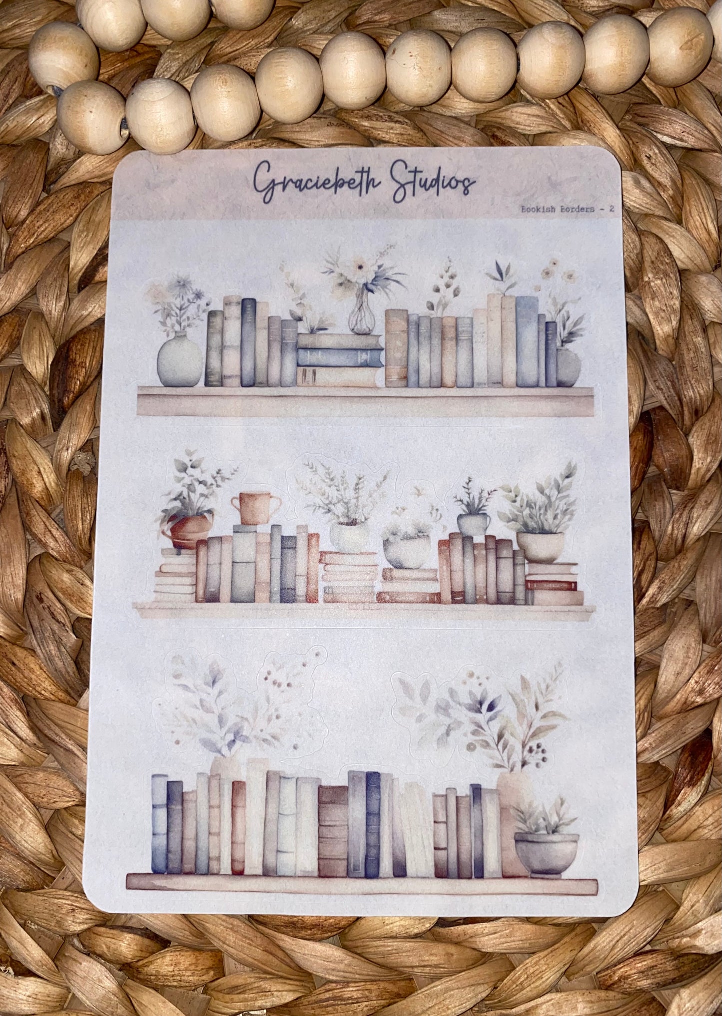 Bookish Borders Deco Stickers