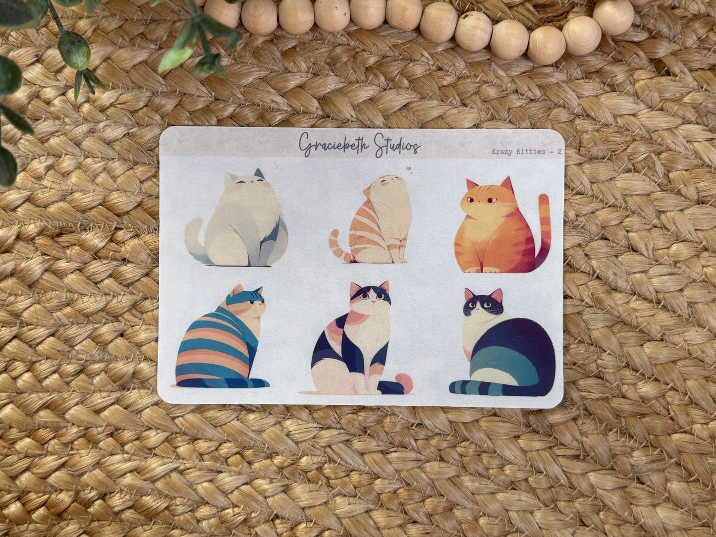 Krazy Kitties - Deco Stickers