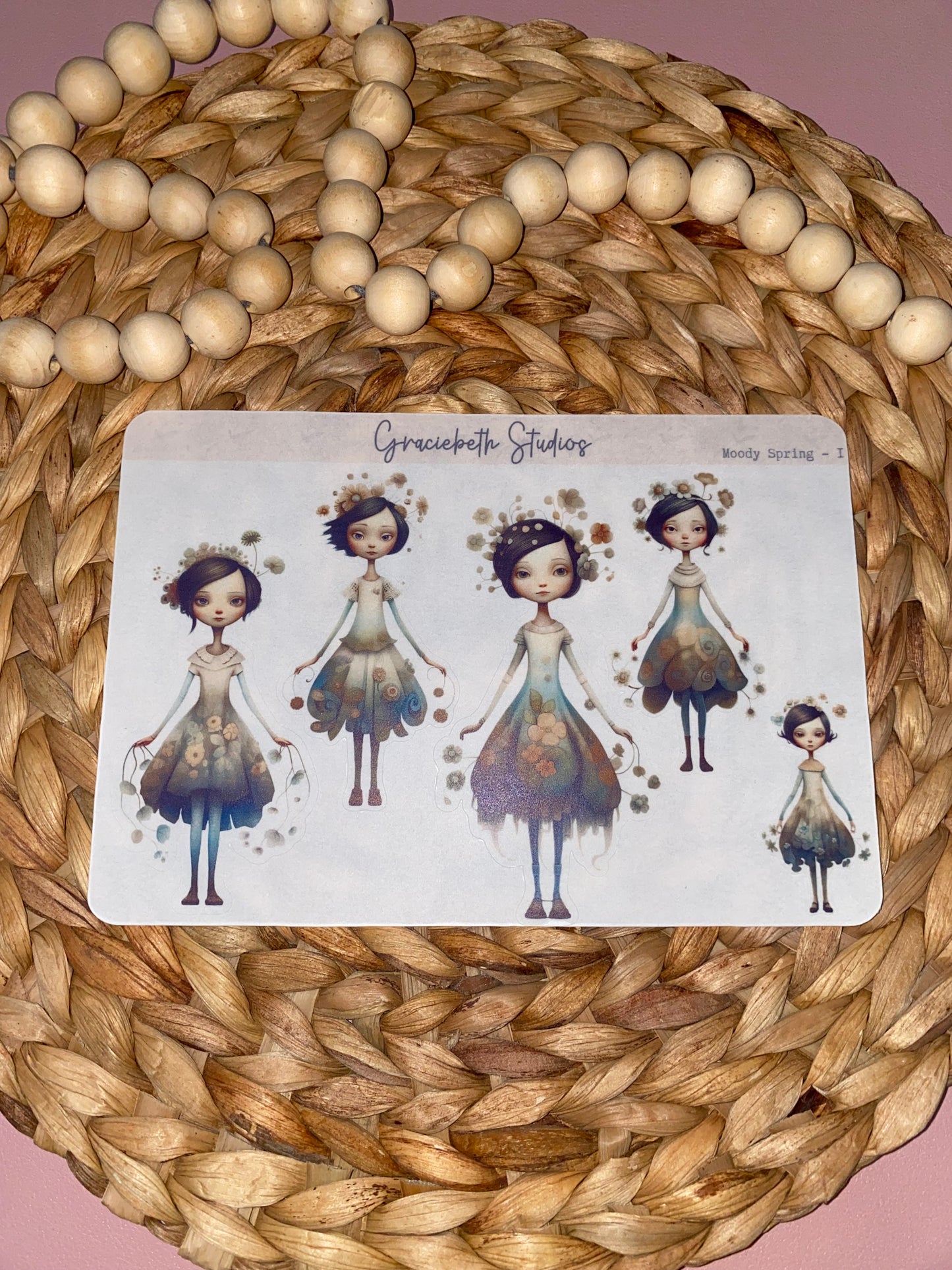 Moody Spring Deco Stickers