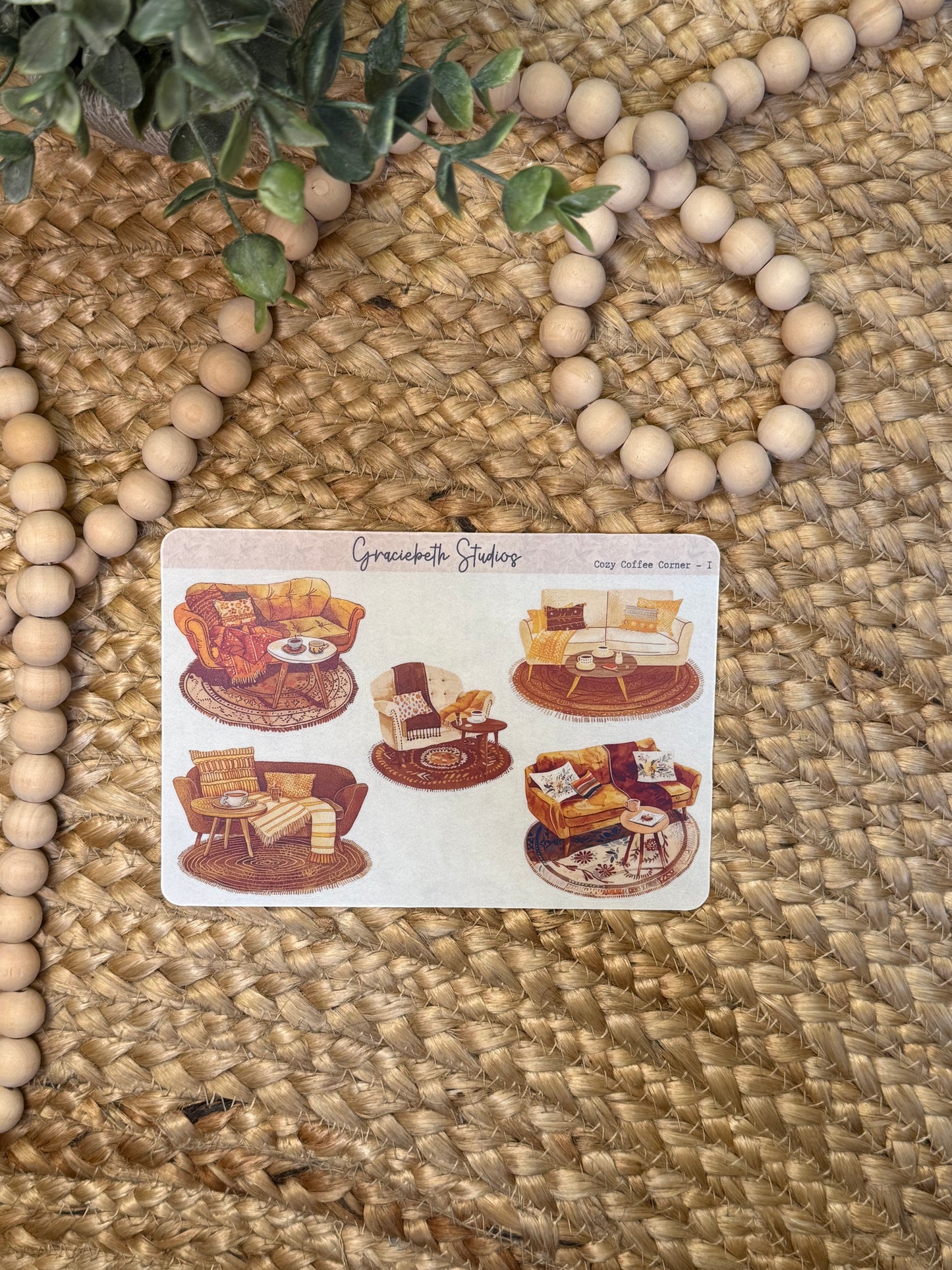 Cozy Coffee Corner Deco Stickers