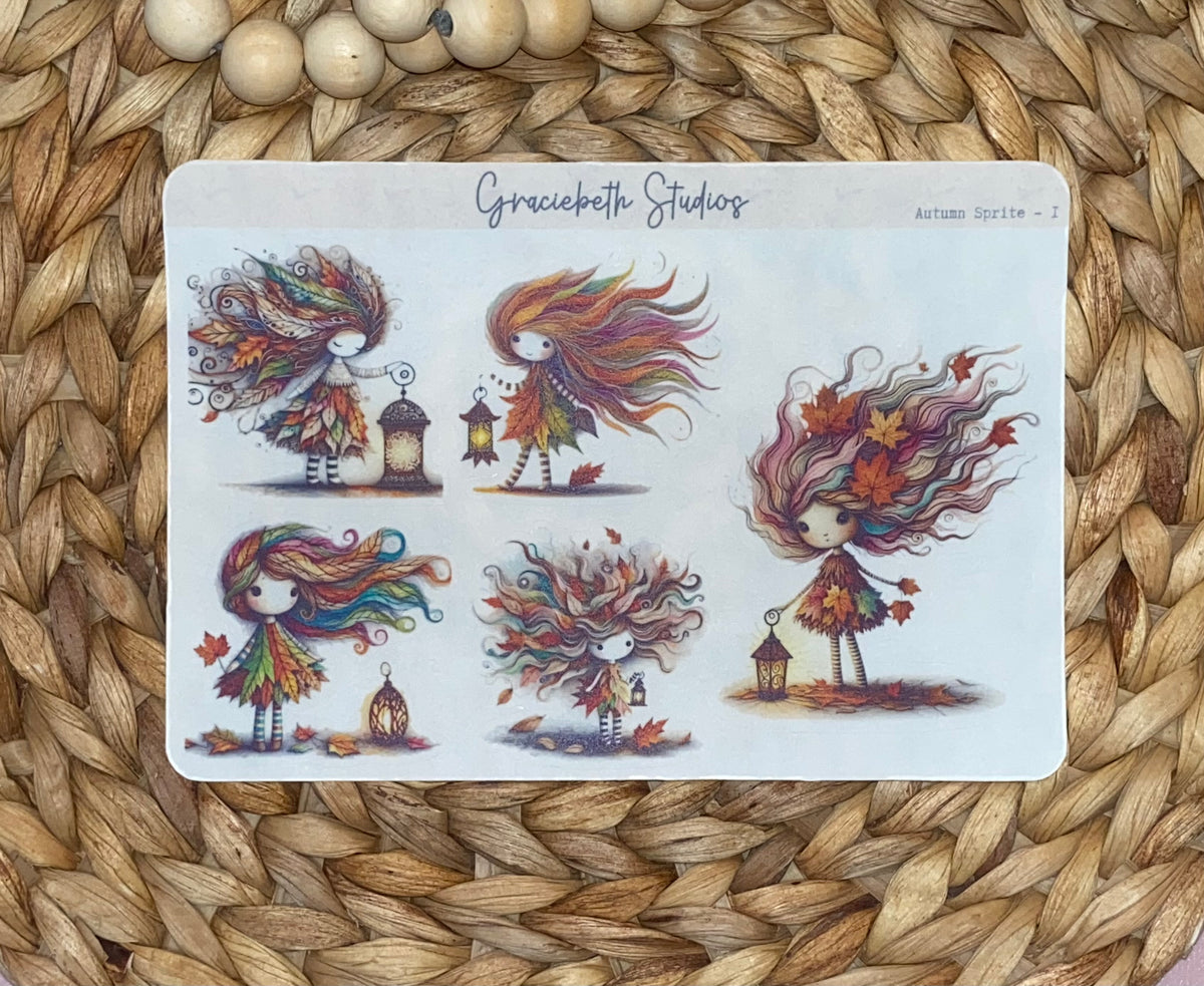 Sprite Deco Autumn Sprite Deco Stickers – Graciebeth Studios