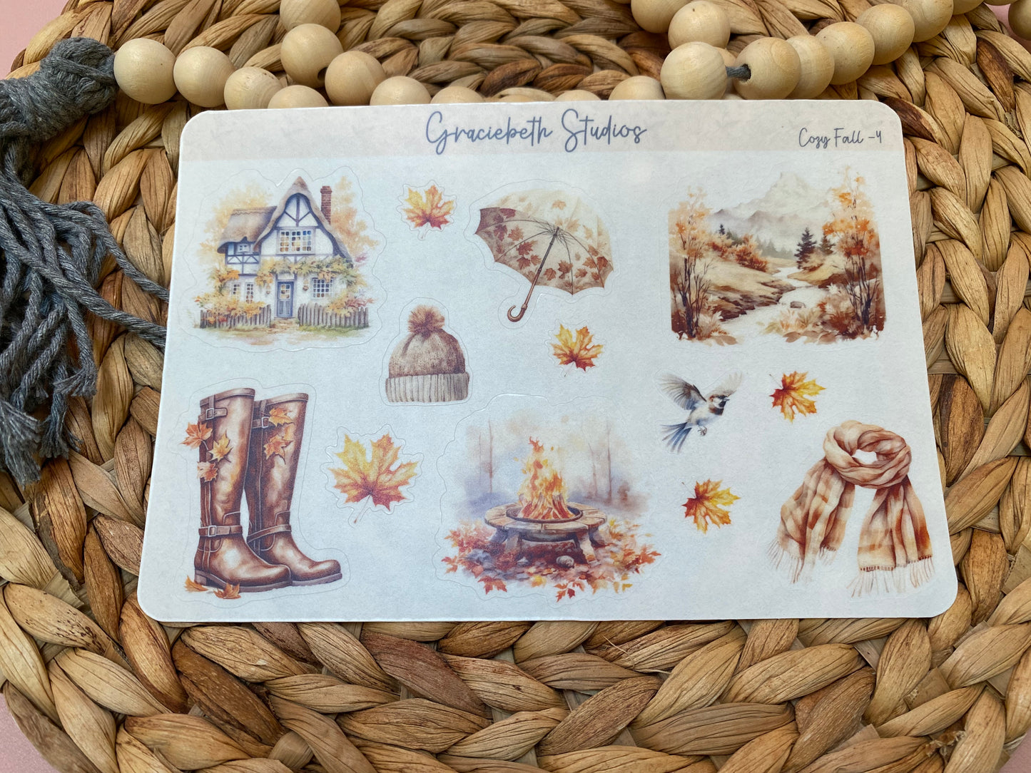 Cozy Fall Deco Stickers