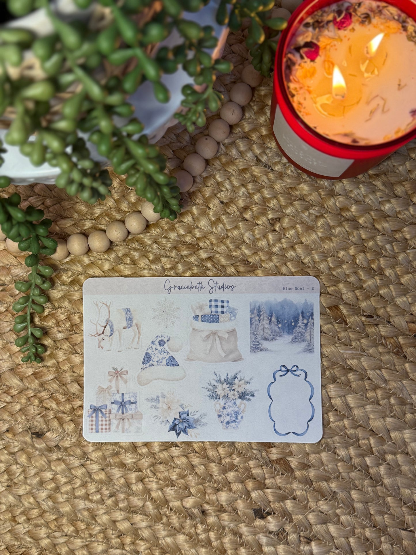 Blue Noel - Deco Stickers