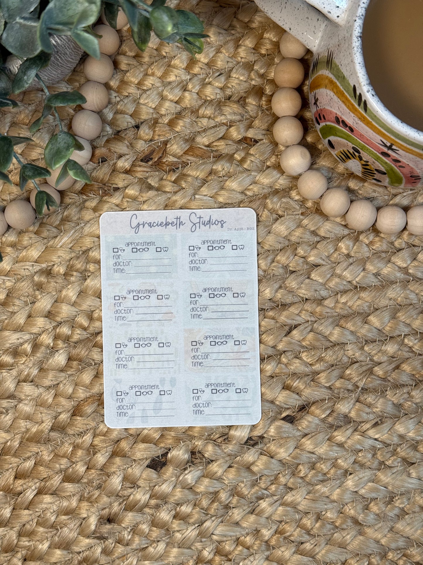 Appointment Stickers