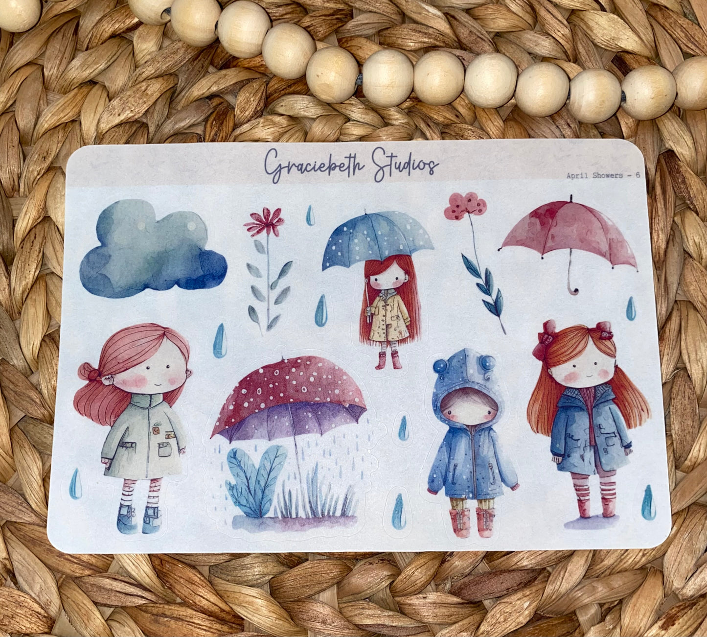 April Showers Deco Stickers