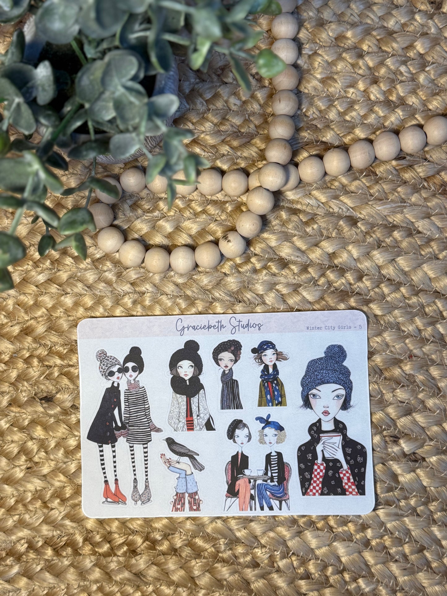 Winter City Girls -  Deco Stickers