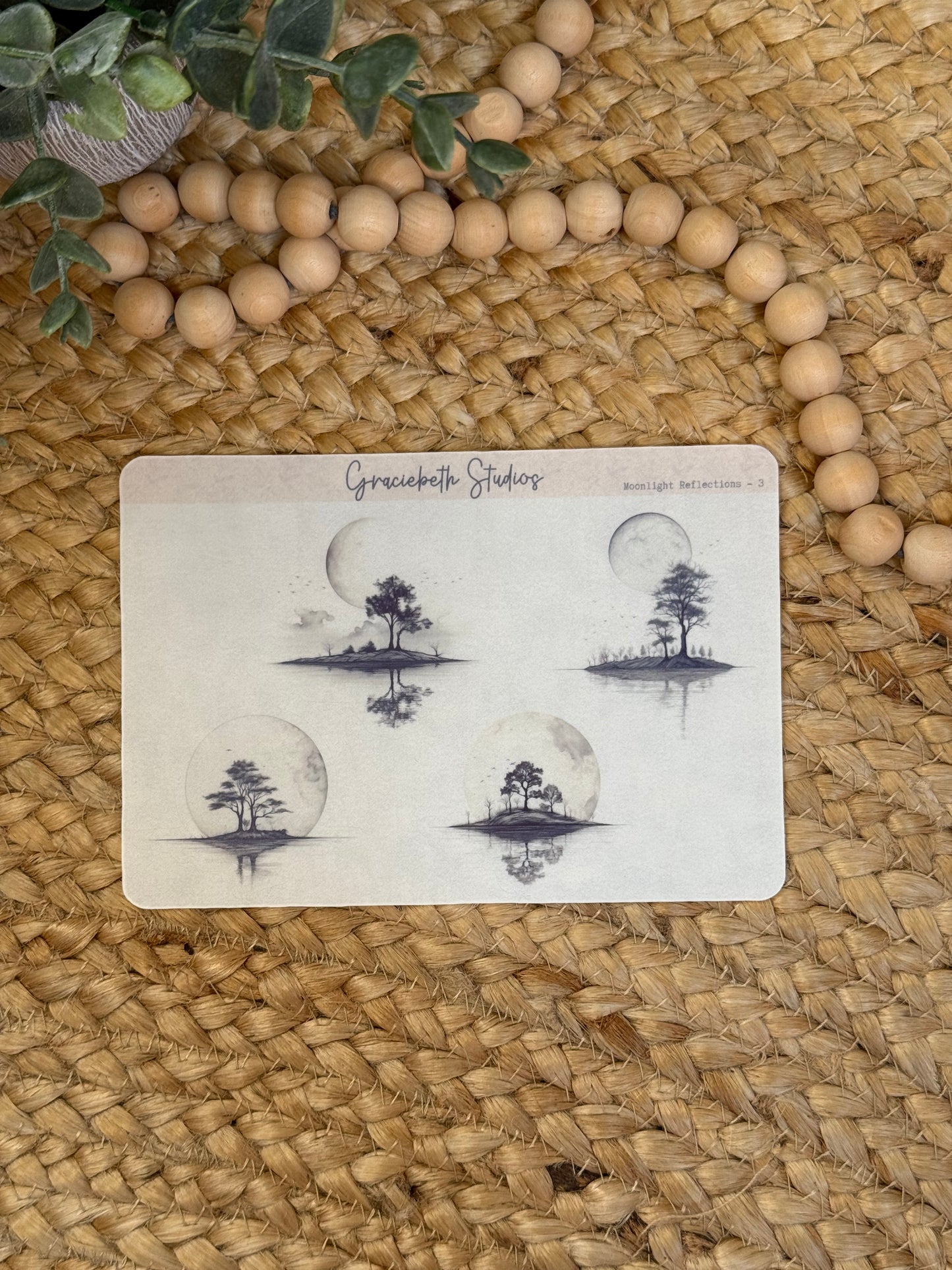Moonlight Reflections Deco Stickers