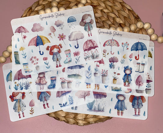 April Showers Deco Stickers