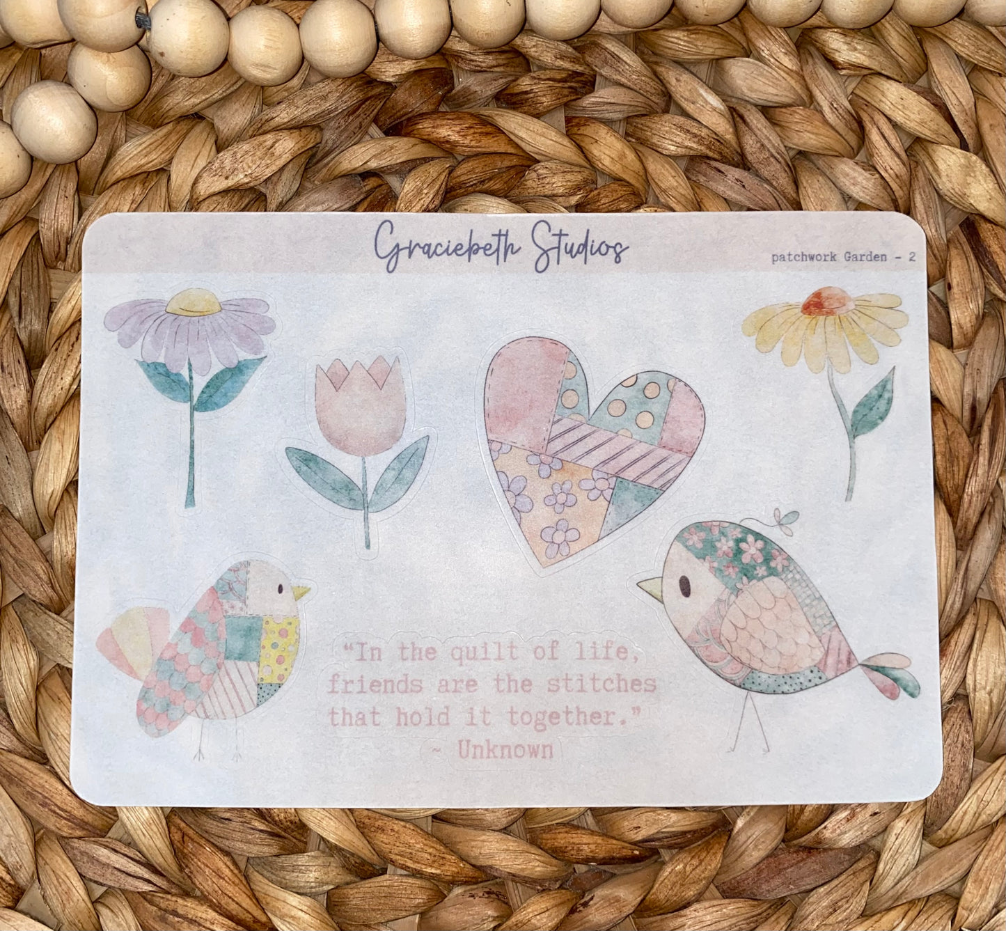 Patchwork Garden Deco Stickers