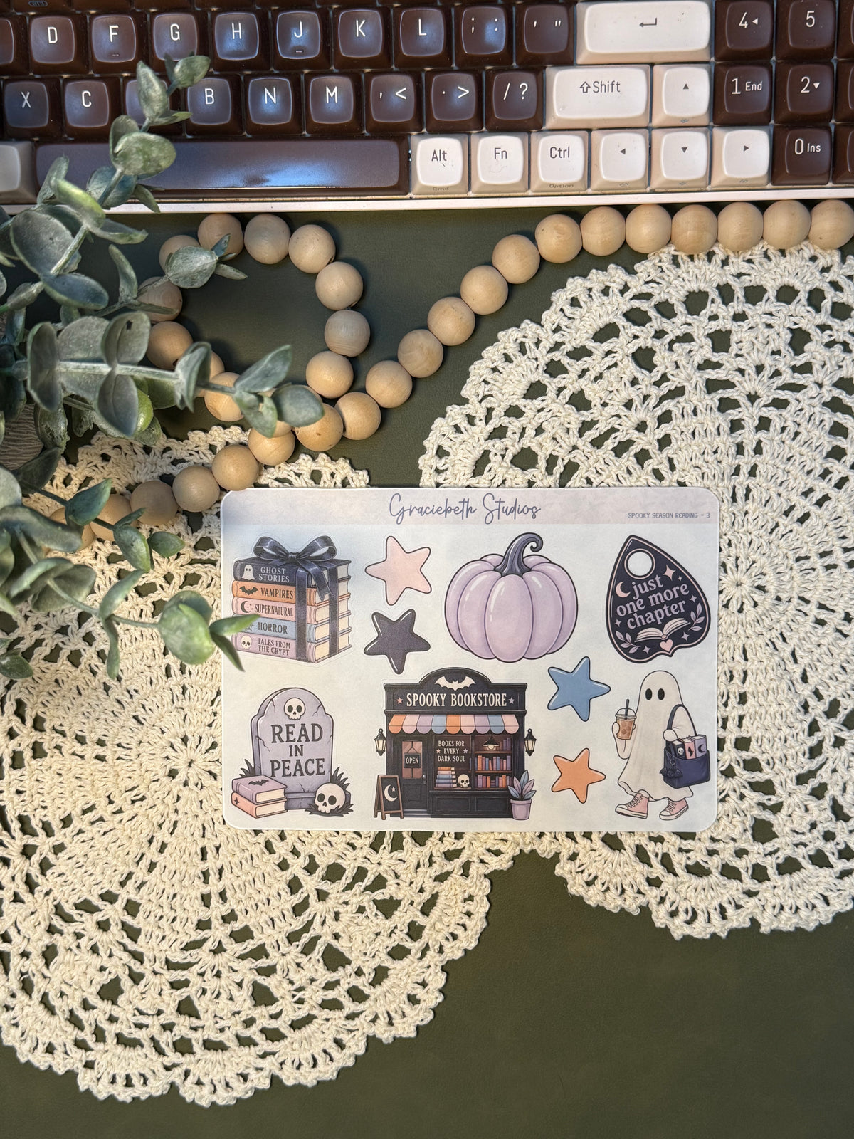 Spooky Season Reading - Deco Stickers