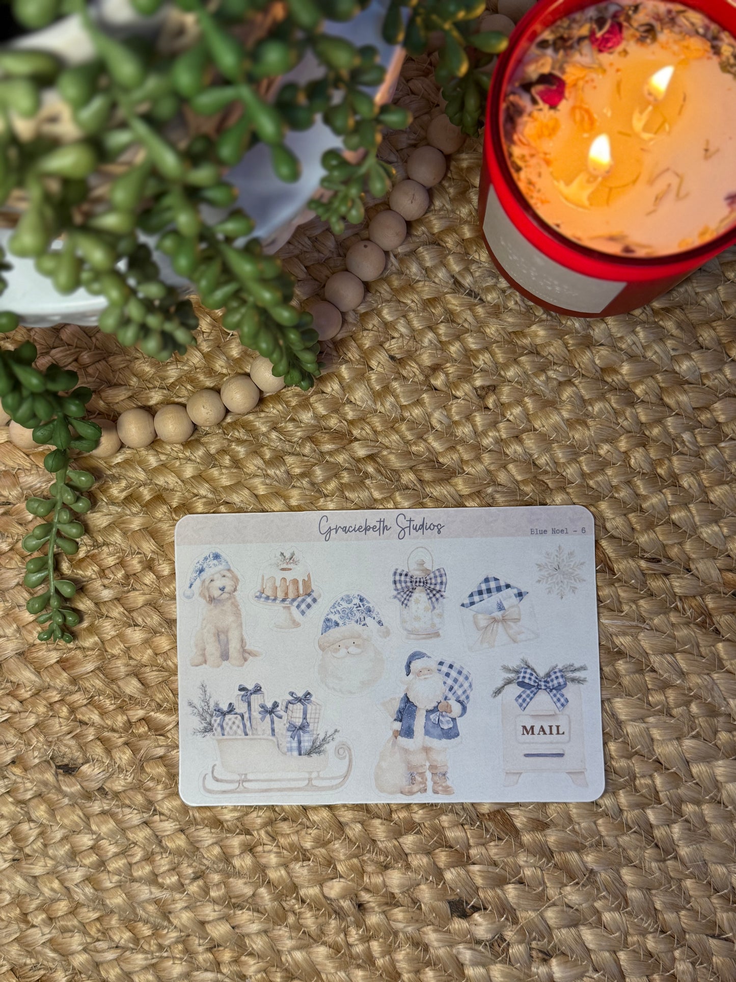 Blue Noel - Deco Stickers