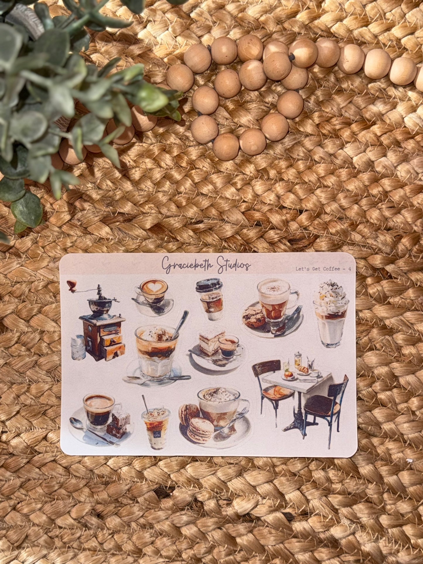 Let's Get Coffee - Deco Stickers