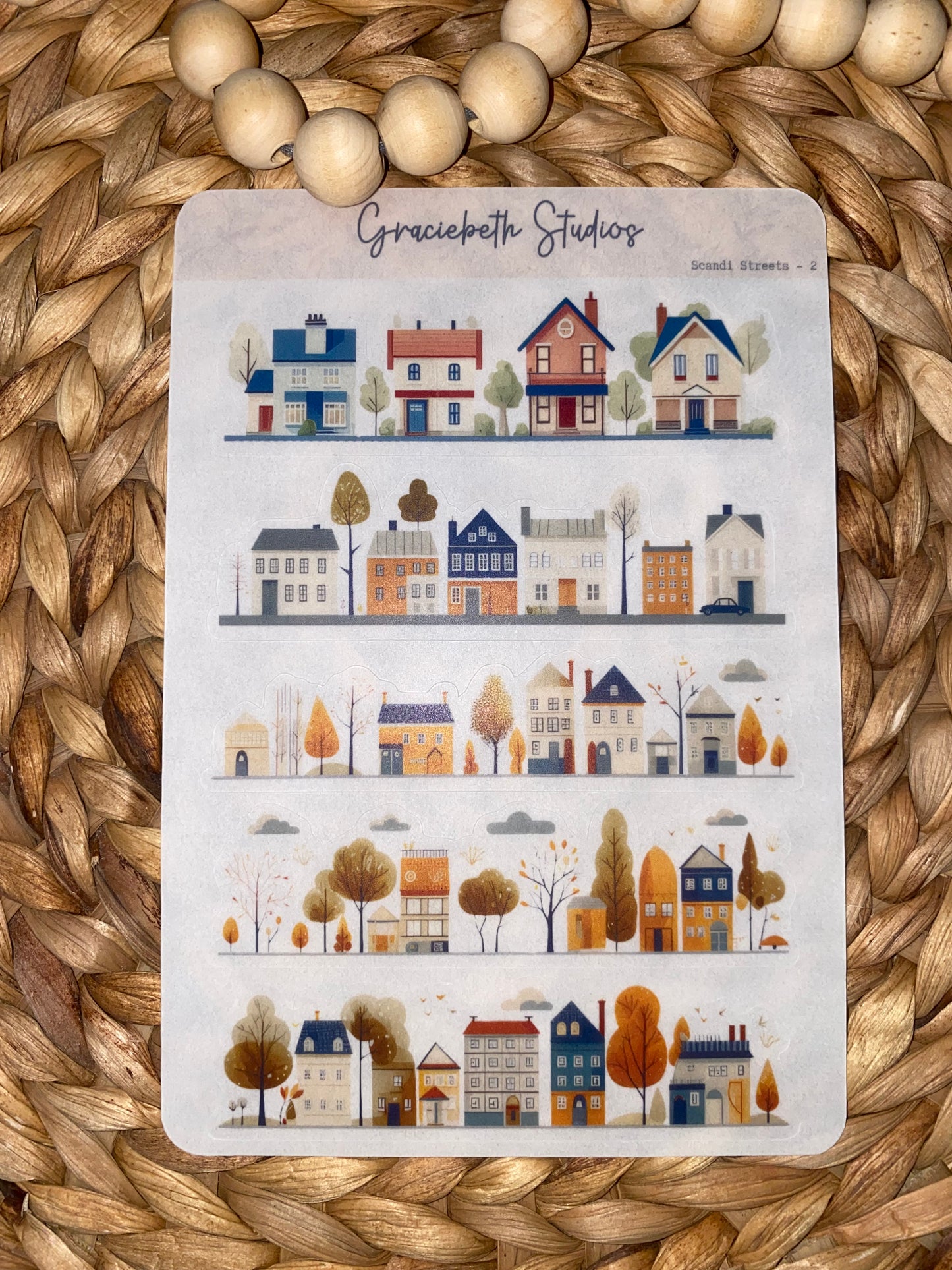 Scandi Streets Deco Stickers