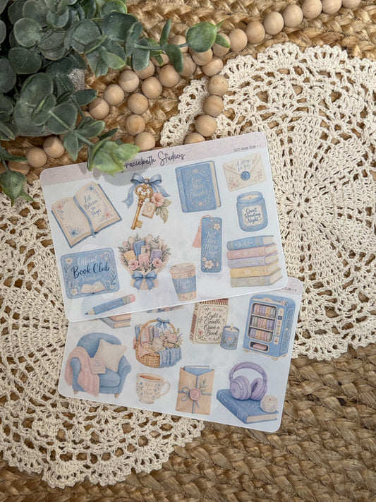 Cozy Book Club - Deco Stickers