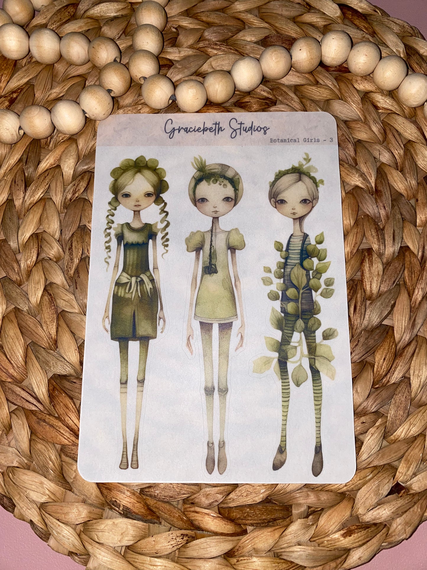 Botanical Girls Deco Stickers