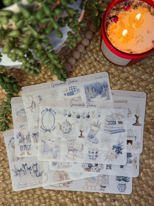 Blue Noel - Deco Stickers
