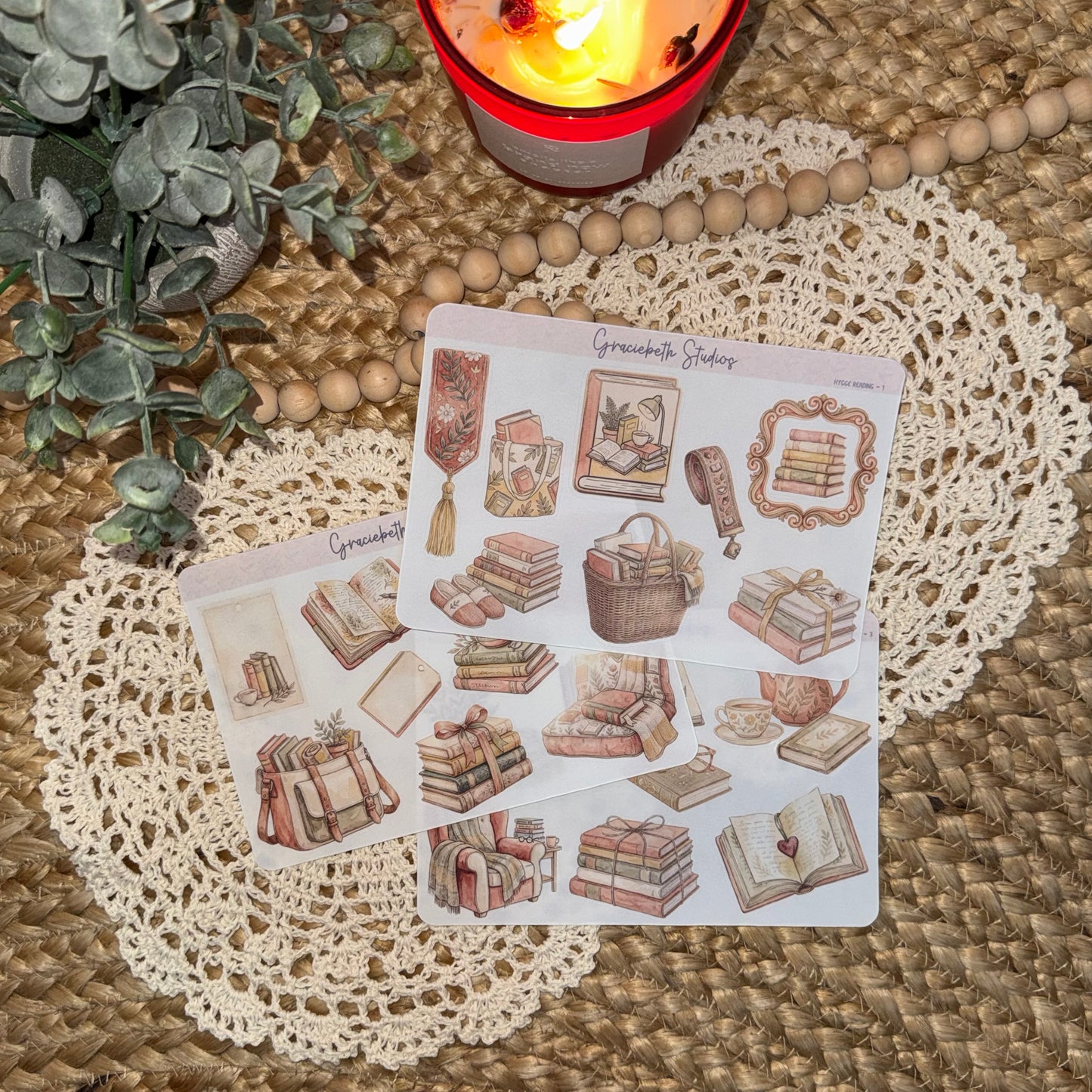 Hygge Reading - Deco Stickers