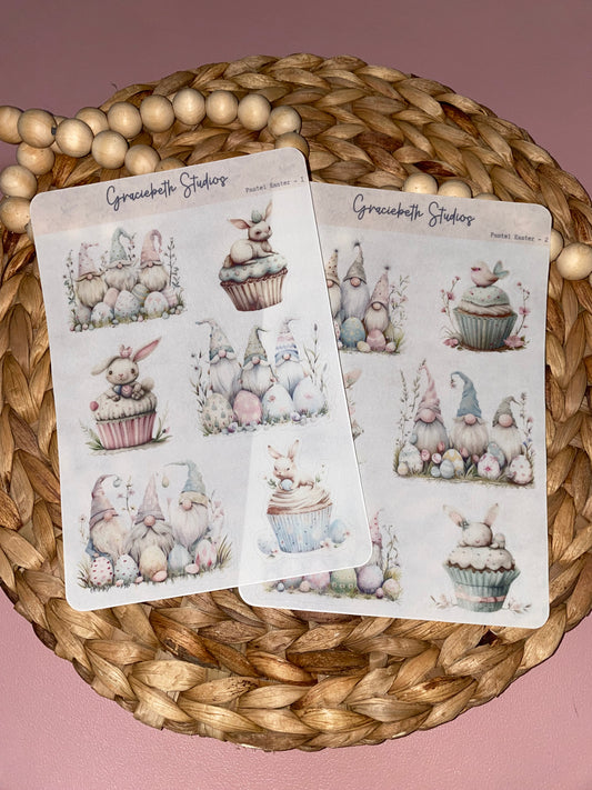 Pastel Easter Deco Stickers