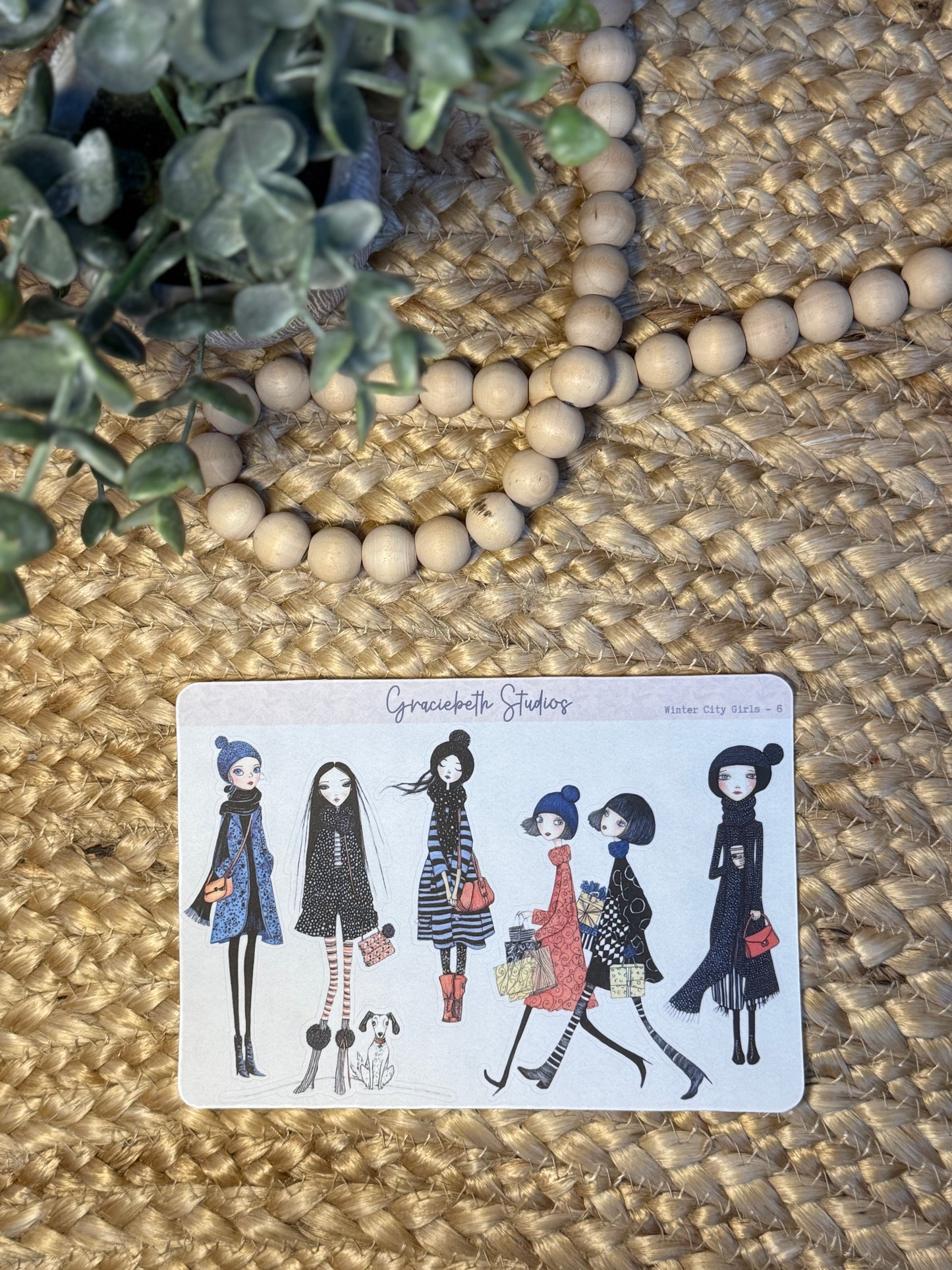 Winter City Girls -  Deco Stickers