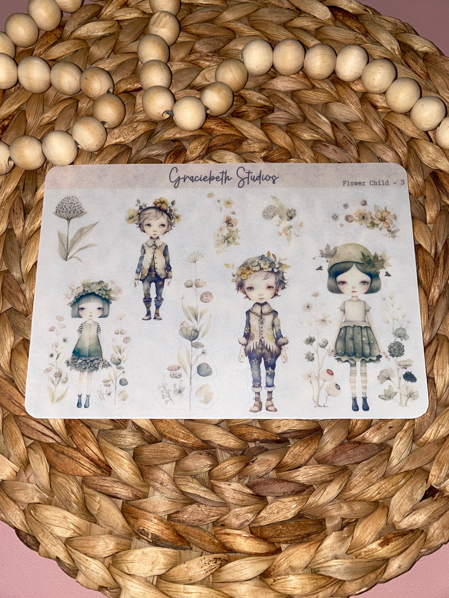 Flower Child Deco Stickers