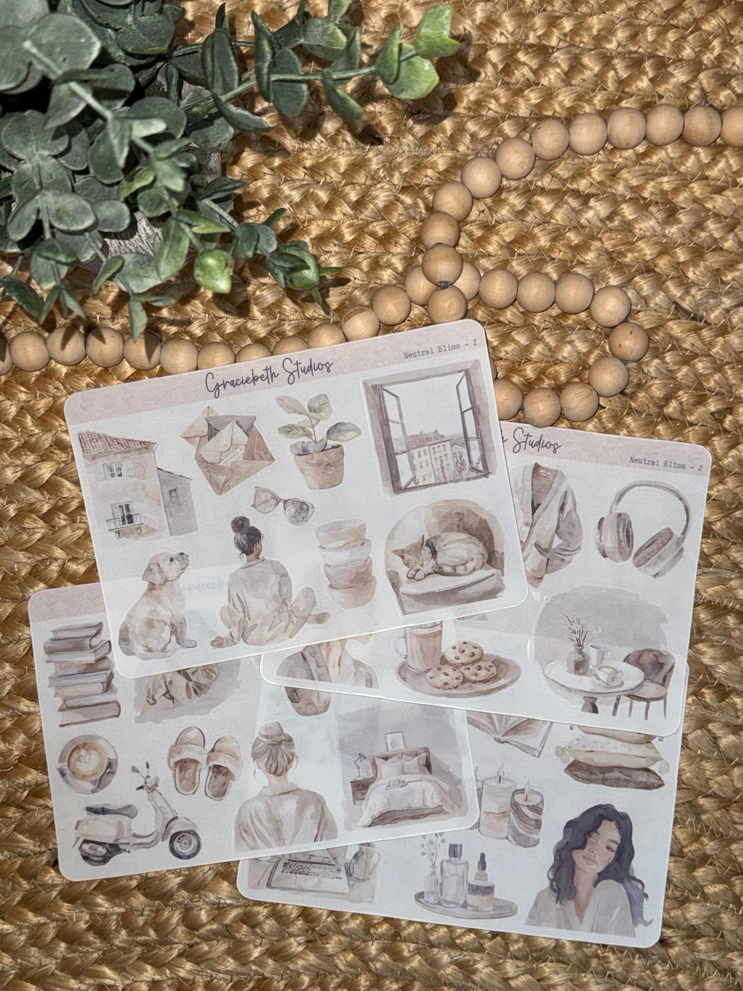 Neutral Bliss - Deco Stickers