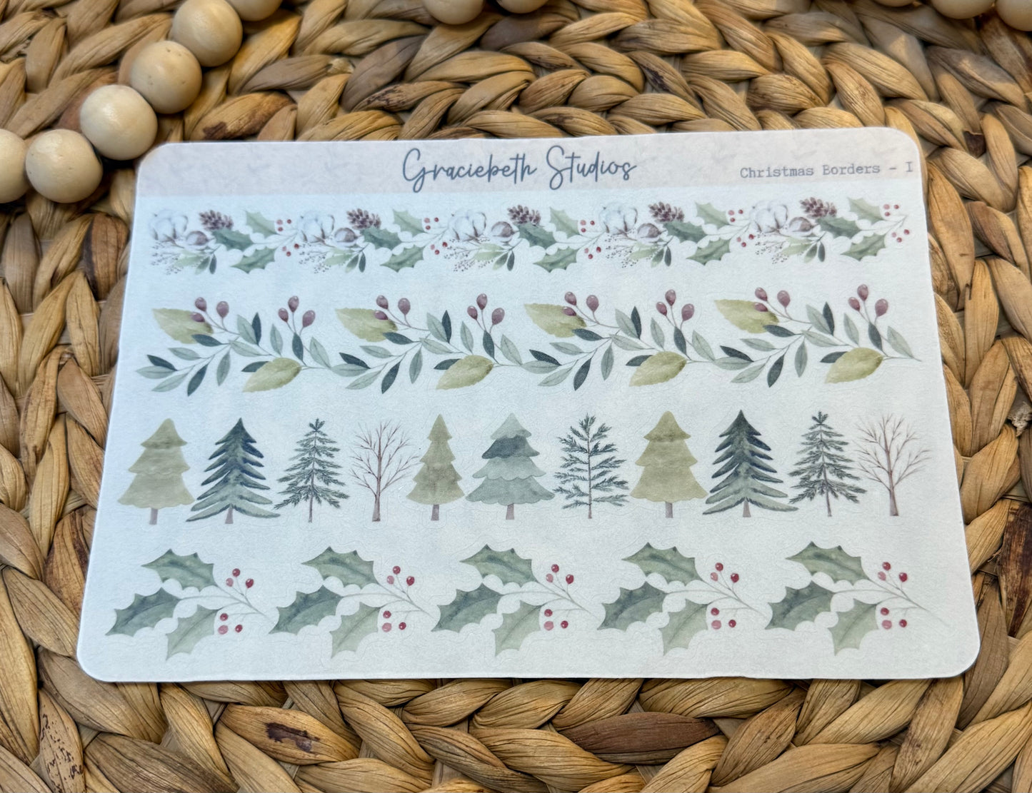 Christmas Borders Deco Stickers