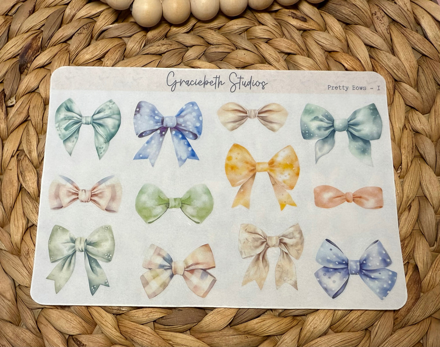 Pretty Bows Deco Stickers