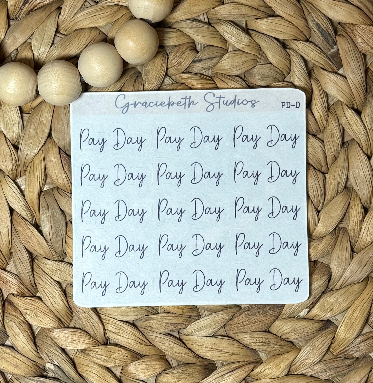 2025 - Pay Day Stickers