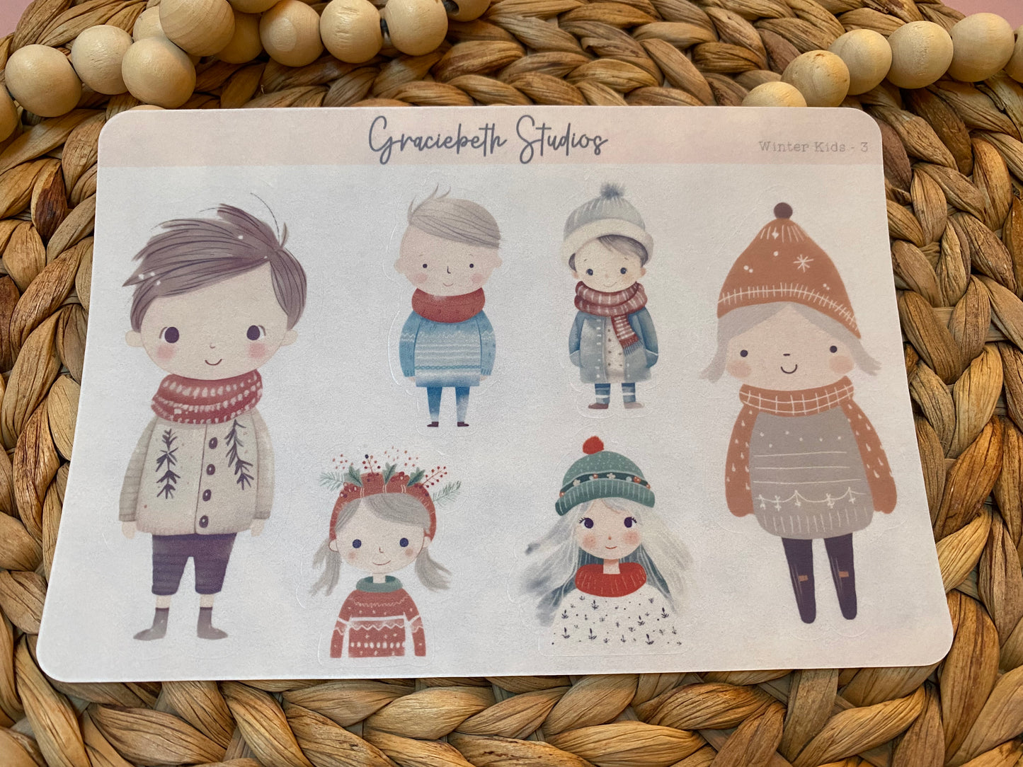 Winter Kids Deco Stickers