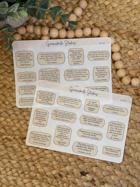 Quotes - Deco Stickers