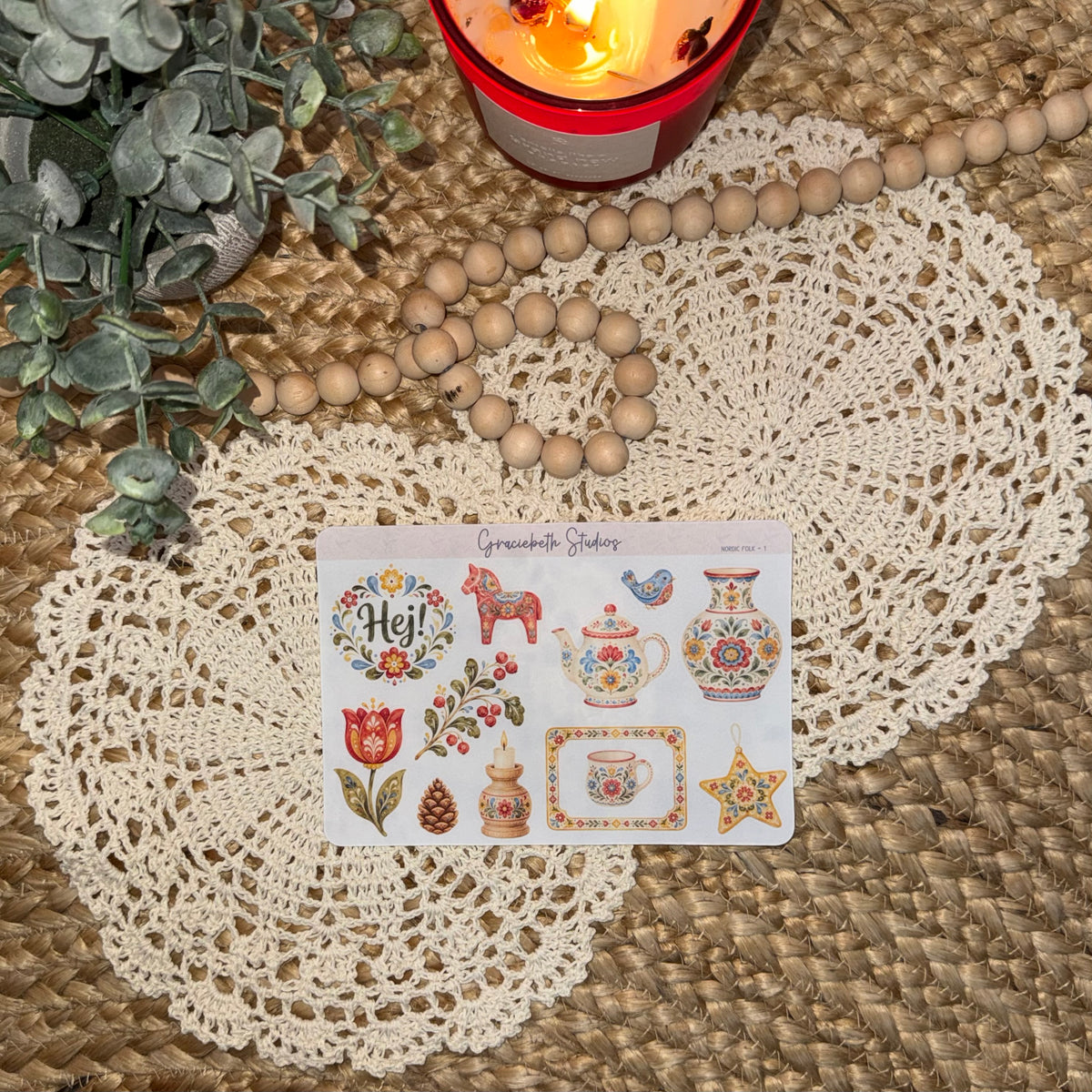 Nordic Folk - Deco Stickers