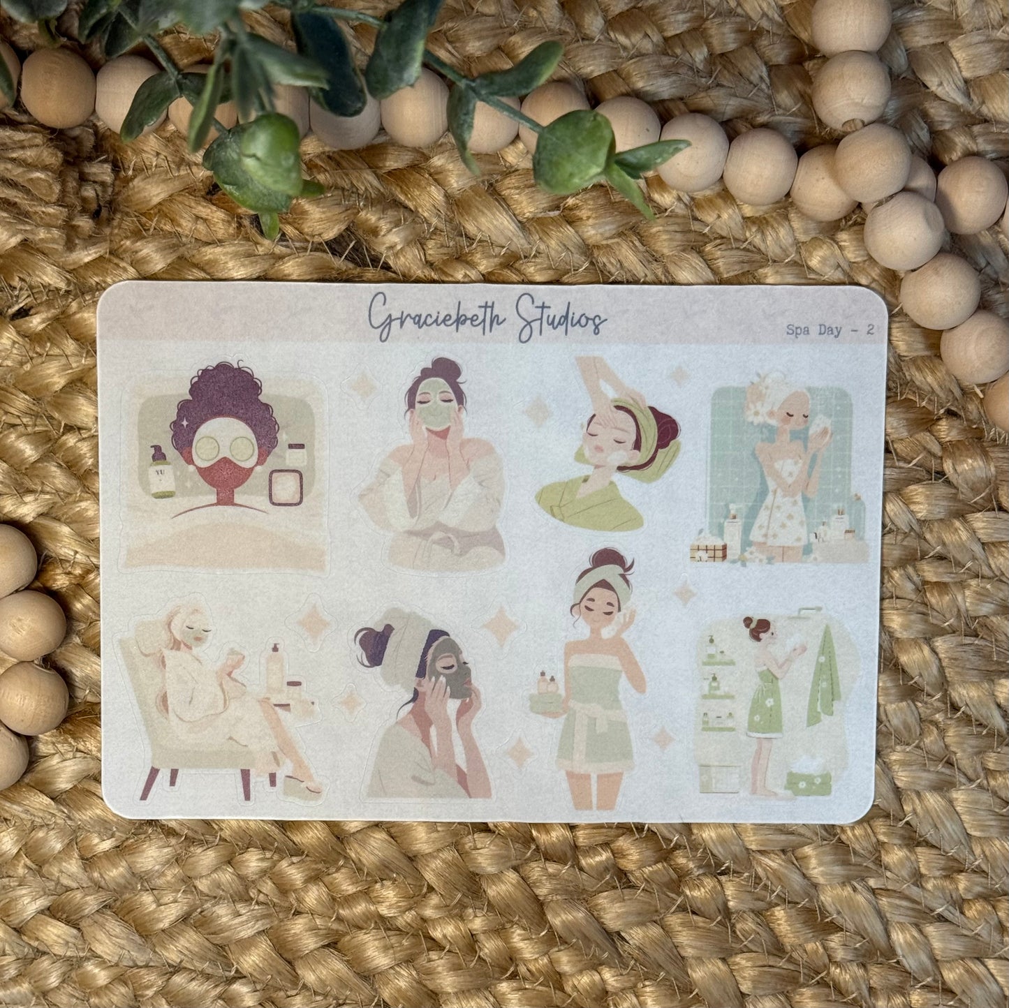 Spa Day Deco Stickers