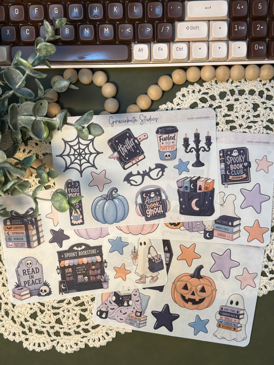 Spooky Season Reading - Deco Stickers