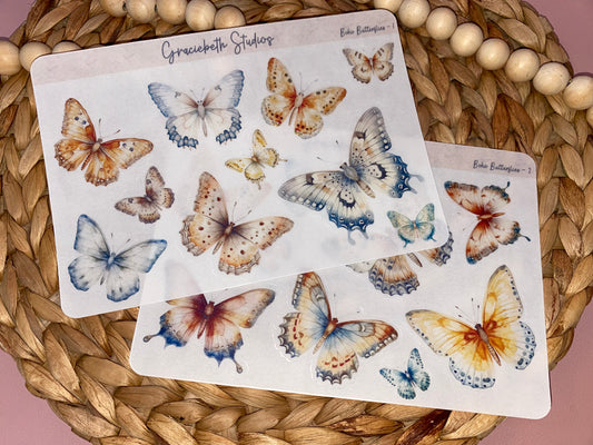 Boho Butterflies Deco Stickers