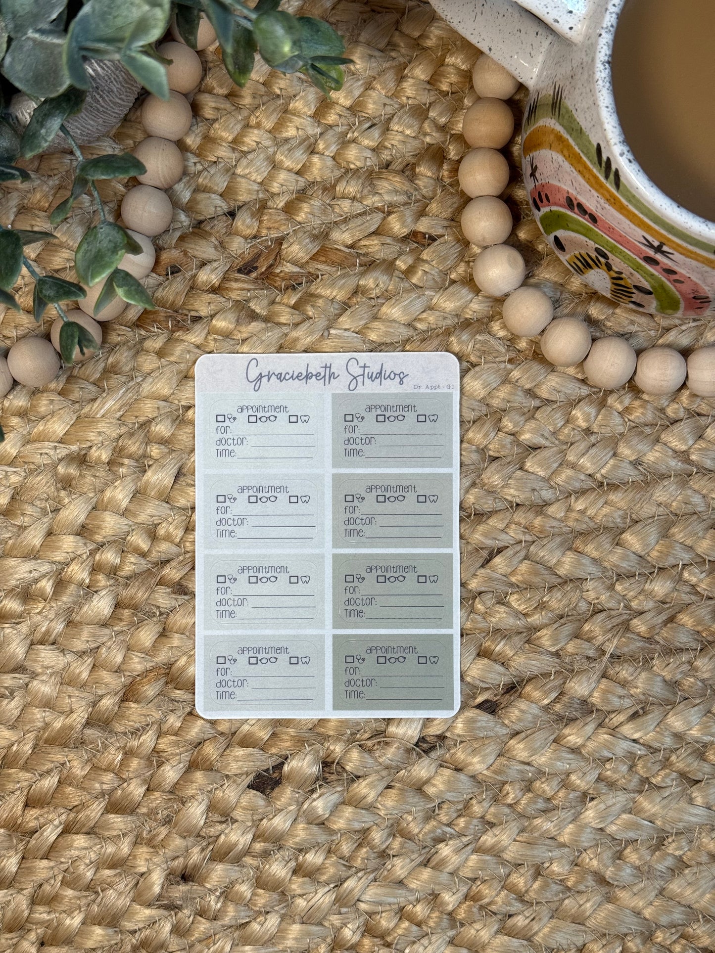 Appointment Stickers