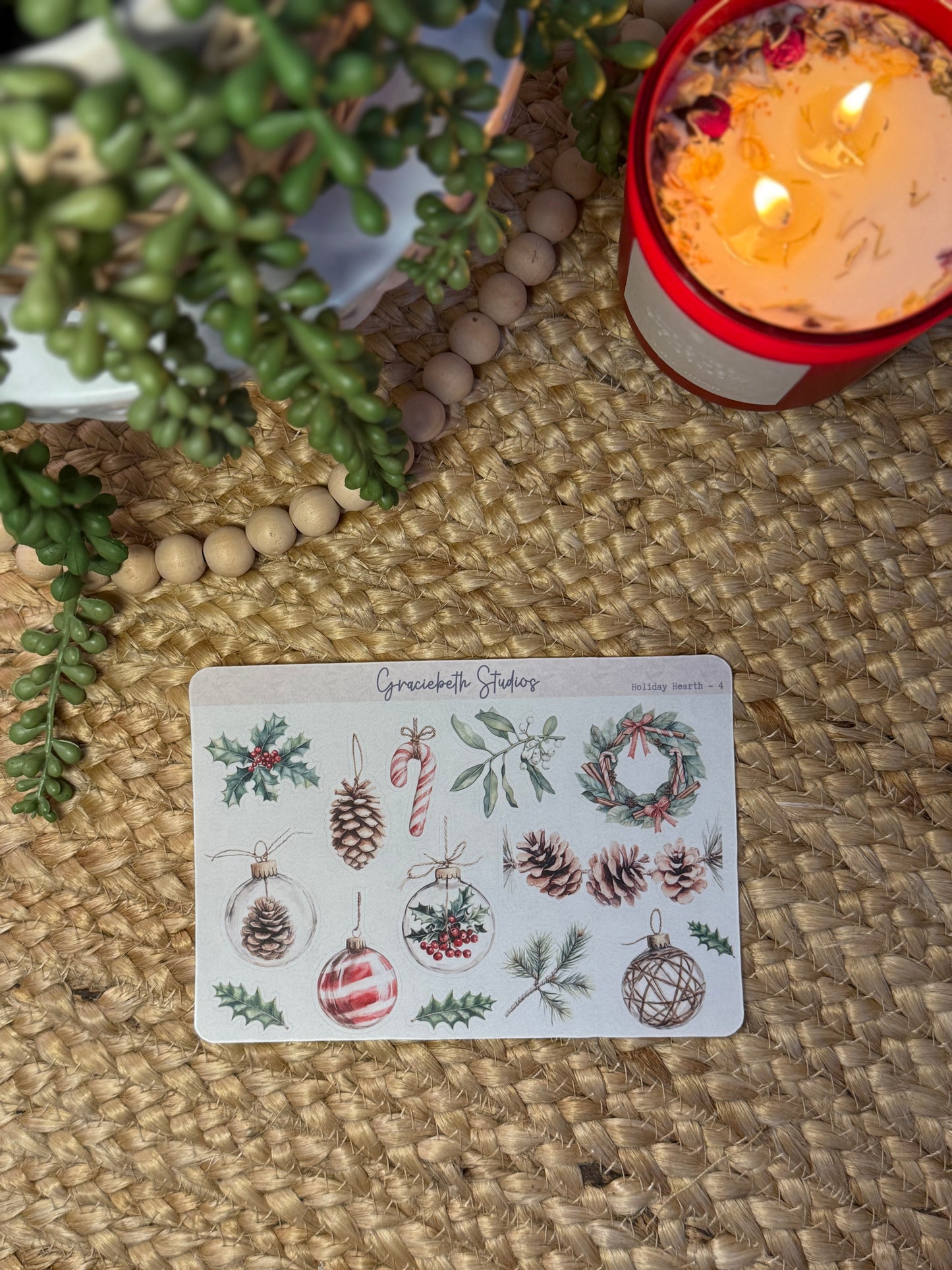 Holiday Hearth - Deco Stickers