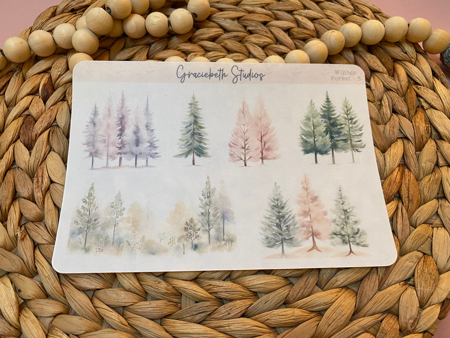 Winter Forest Deco Stickers