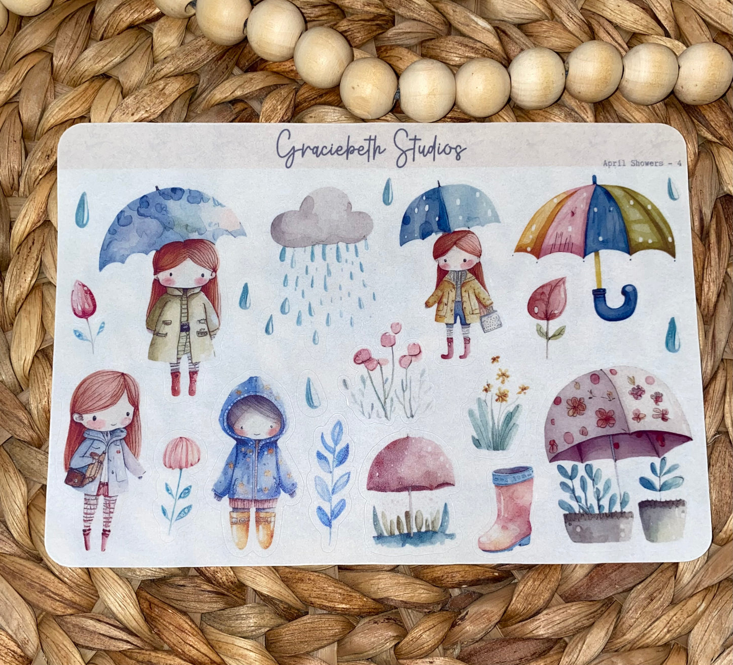 April Showers Deco Stickers