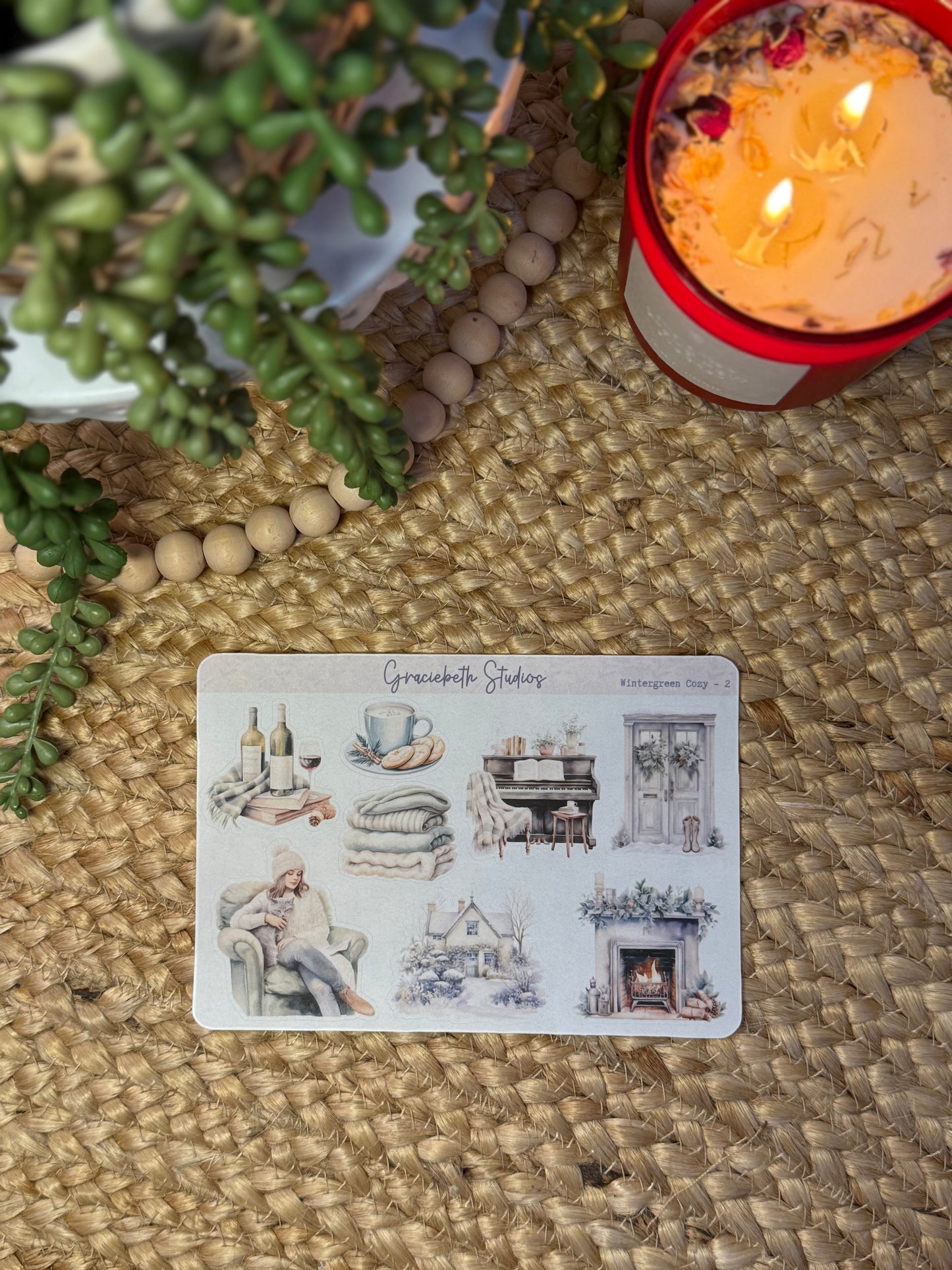 Wintergreen Cozy - Deco Stickers