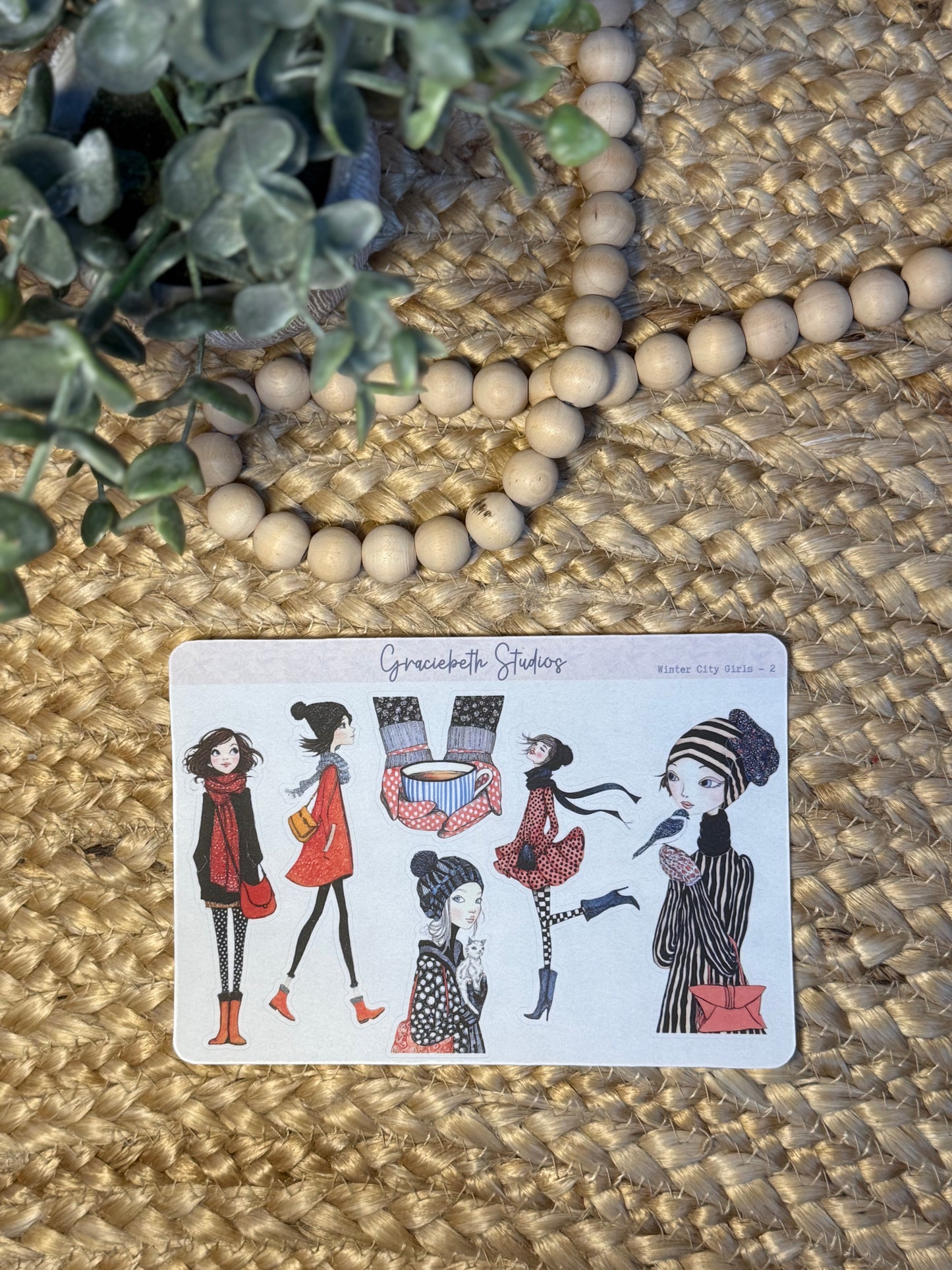 Winter City Girls -  Deco Stickers