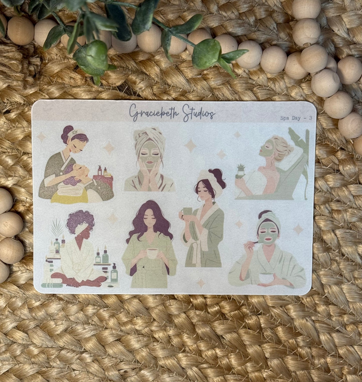 Spa Day Deco Stickers