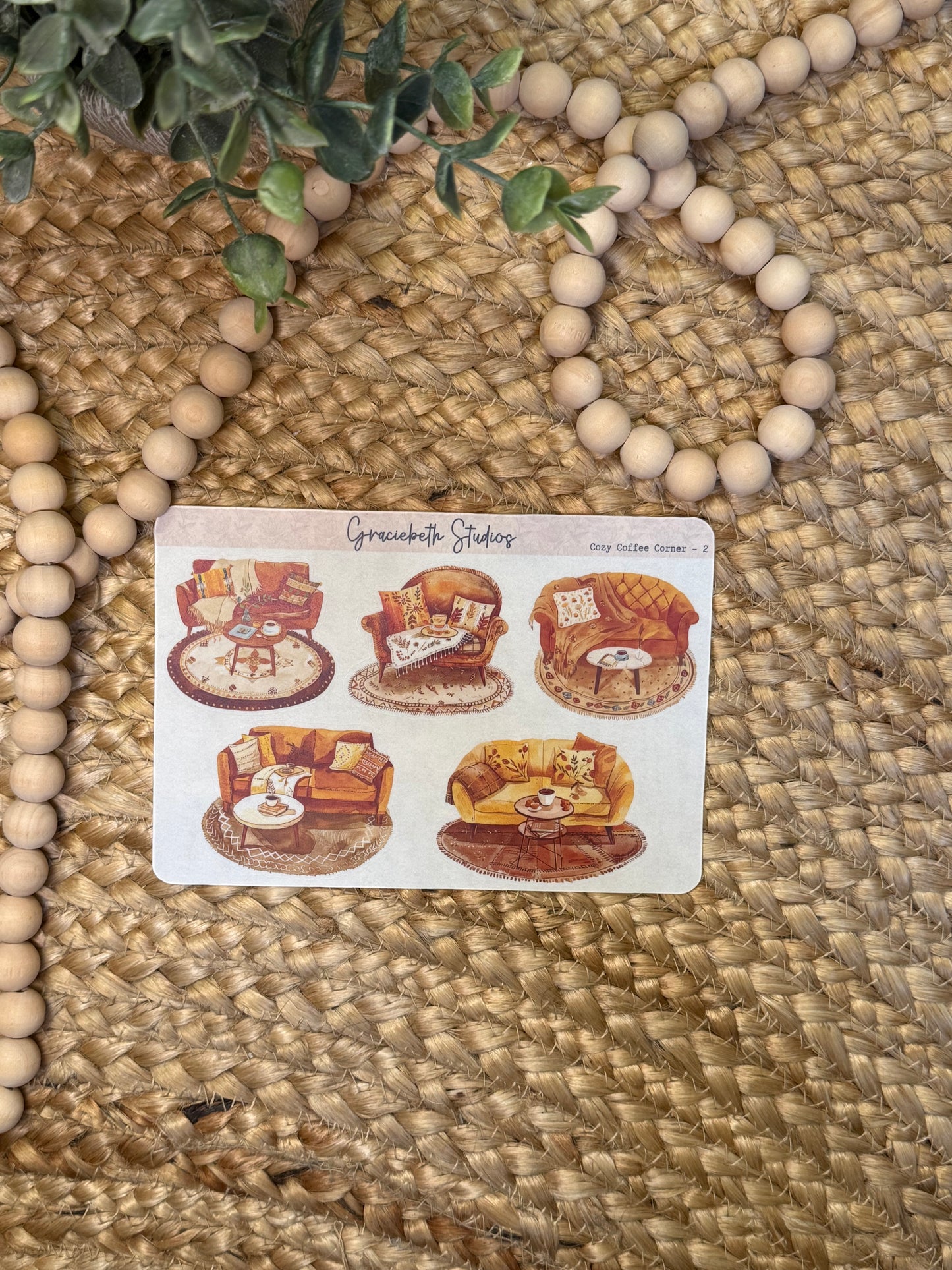 Cozy Coffee Corner Deco Stickers