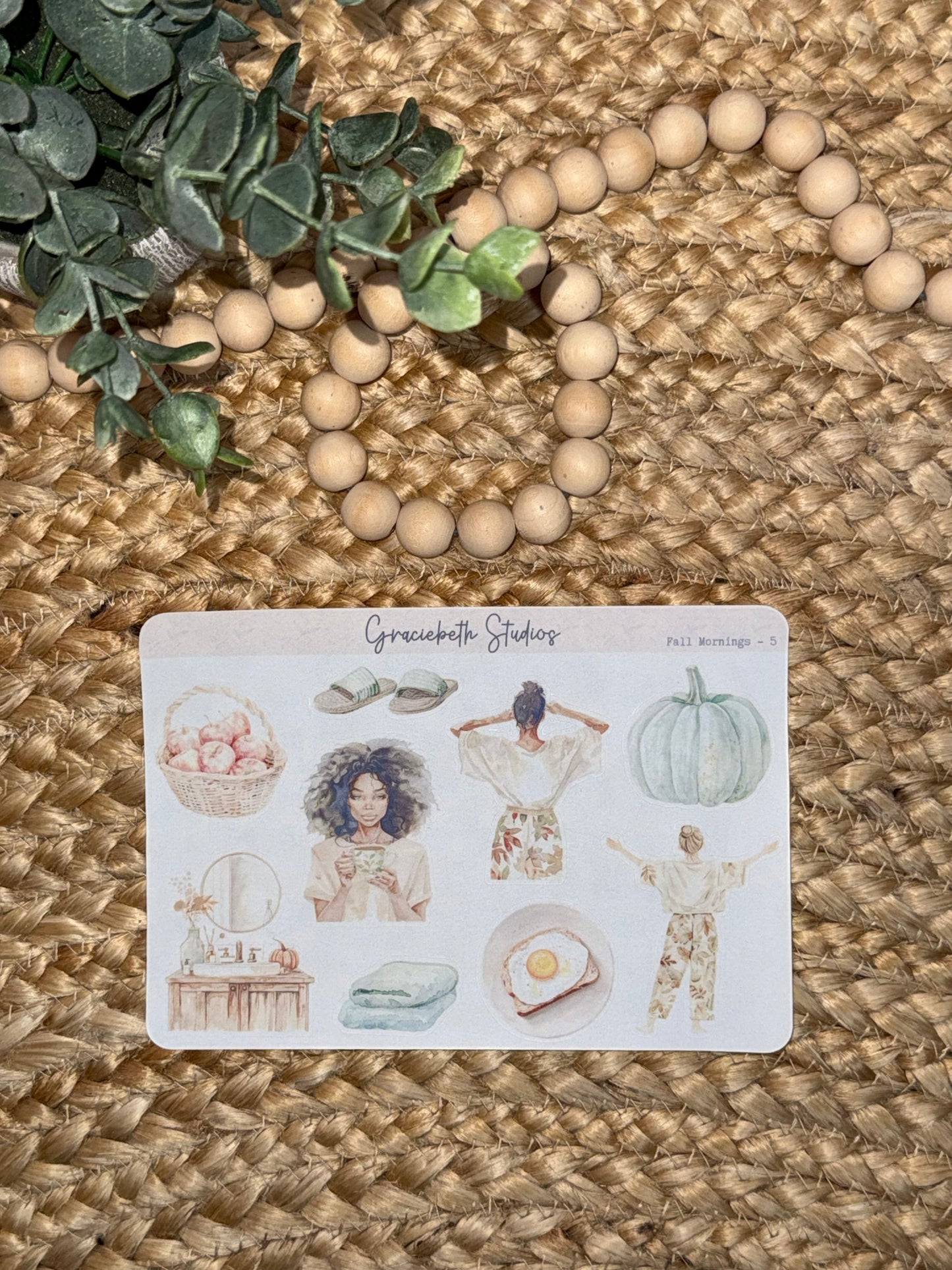 Fall Mornings -  Deco Stickers
