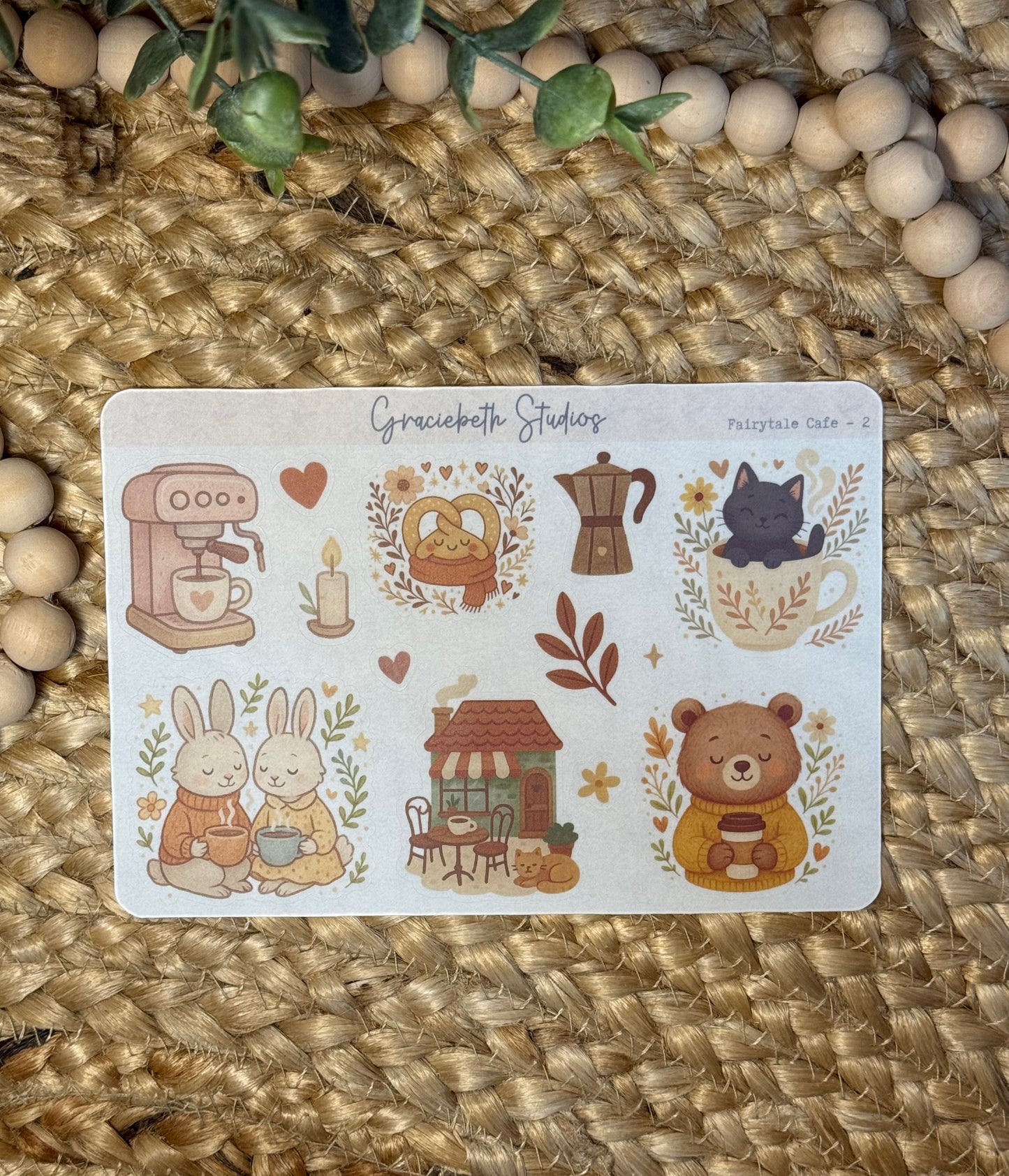 Fairytale Cafe Deco Stickers