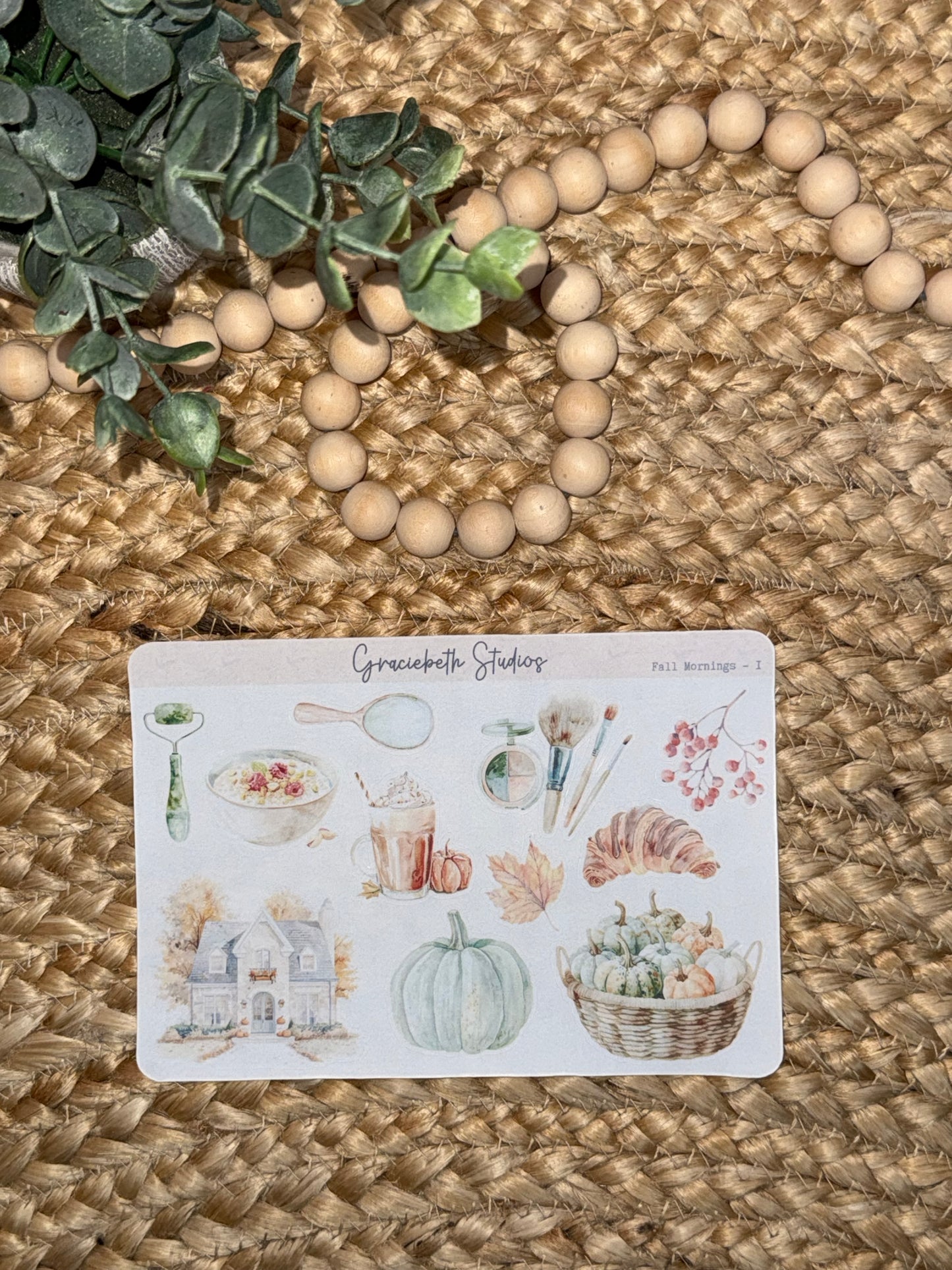 Fall Mornings -  Deco Stickers